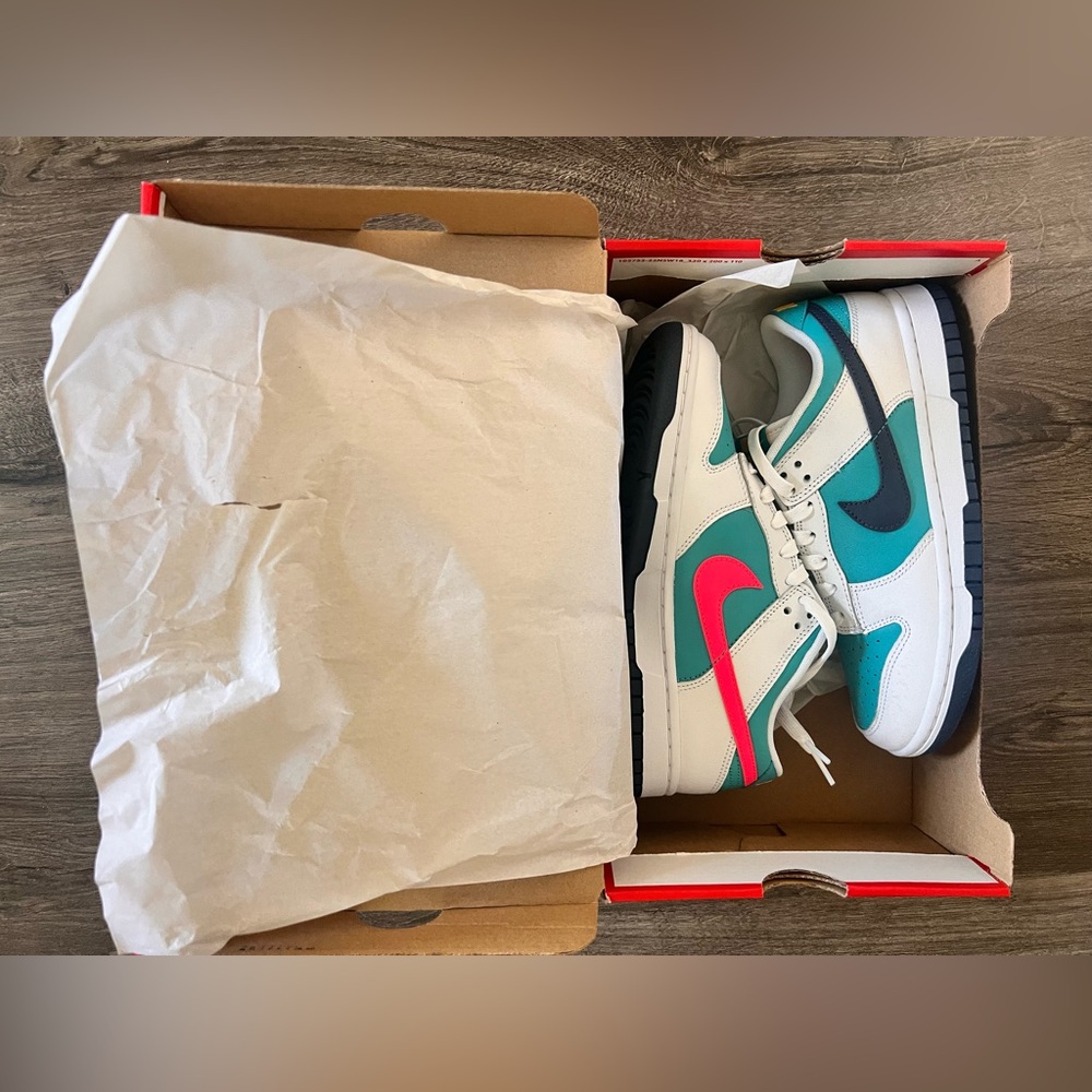 NEW Nike Dunk Low GS Dusty Cactus White. Kids 6.5 / Women’s 8. Never worn.